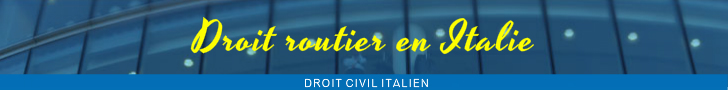 Avocats en Italie Droit routier Droit civil Droit pénal italien